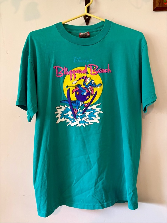 Disney Tops - Disney Teal Blizzard Beach Surf Graphic Tee